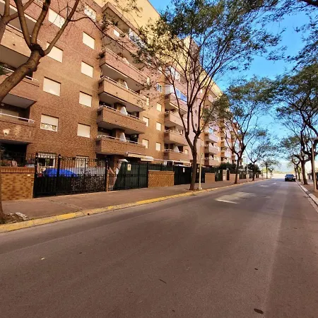 Schöne Ferienwohnung ca. 350m vom Strand entfernt Oropesa del Mar Exterior foto